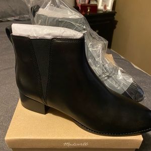 Madewell Carina black boots- BRAND NEW